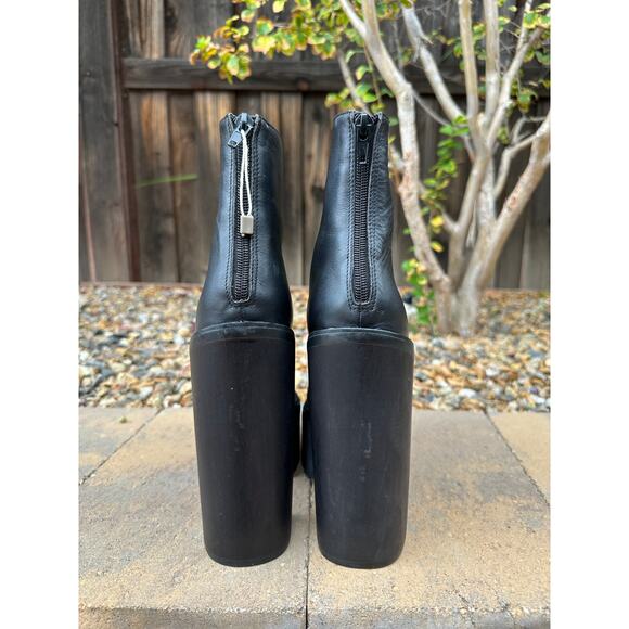 Jeffrey Campbell Mulder Platform Black Boot size 7.5 / 38 - Picture 12 of 16
